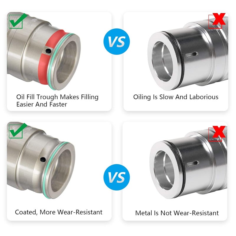 SHEJISI 44MM*40MM*39MM UTV Wheel Bearing Greaser,Wear-Resistant Coating, Groove Design Makes it Easier to Inject Grease，for Can AM Maverick X3 (39MM) - Image 3